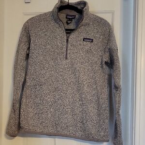 Patagonia Heathered Gray Fleece Pullover